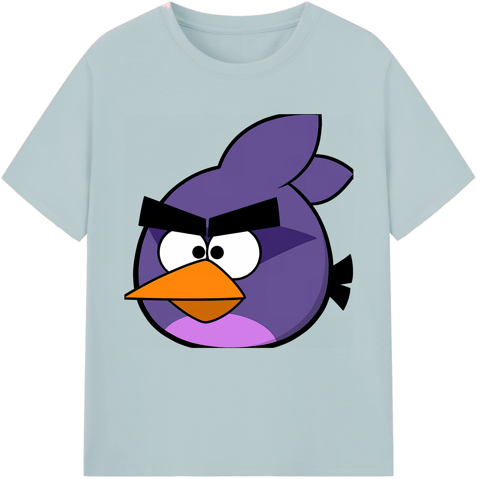（画像用） Angry Birds アングリーバード 綿100％半袖Tシャツ（フロントプリント）